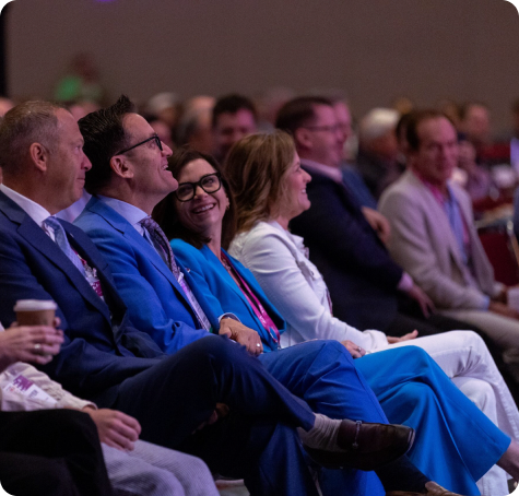 ReMA attendees listening to a conference session.